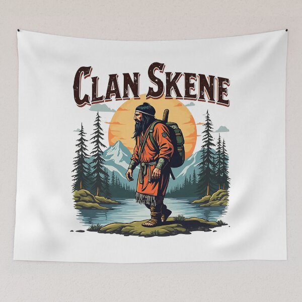 Item preview, "Clan Skene" Family Pride Adult T-Shirt designed and sold by AI-volution.