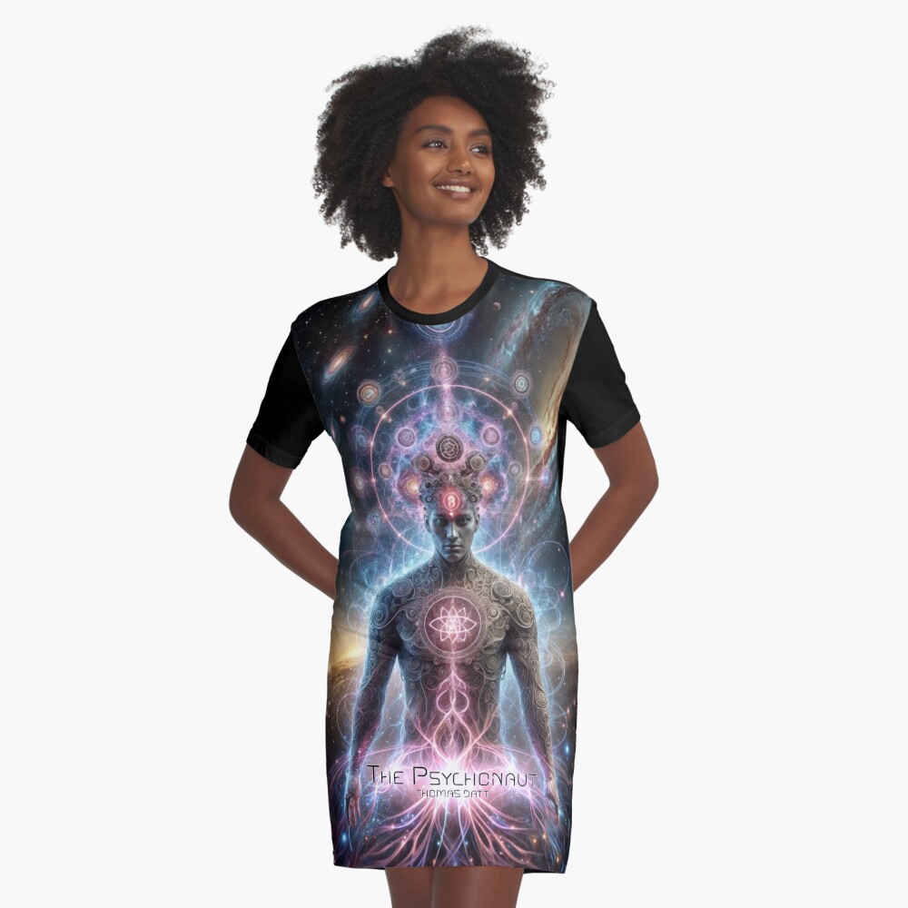 Item preview, Graphic T-Shirt Dress designed and sold by thomasdatt.