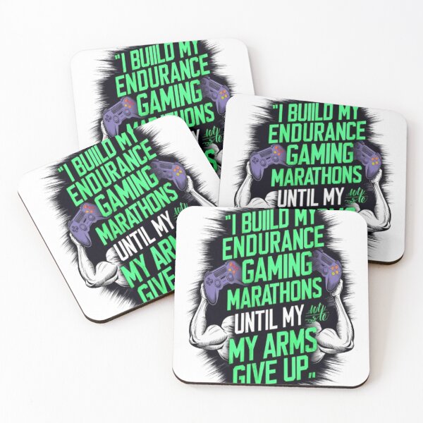 Item preview, I build my endurance gaming marathons until my arms give up designed and sold by SanadDiab.