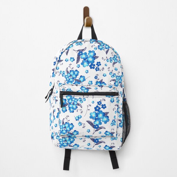 Item preview, Myosótis flowers, Bright blue and white version designed and sold by Alex Blud.