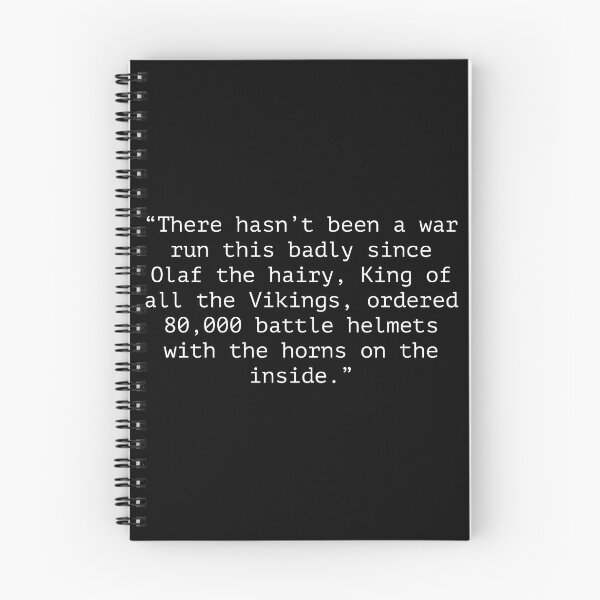 Item preview, Blackadder King Olaf Horn helmut quote designed and sold by Boxing Kangaroo Retail Company.
