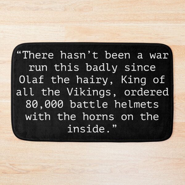 Item preview, Blackadder King Olaf Horn helmut quote designed and sold by Boxing Kangaroo Retail Company.