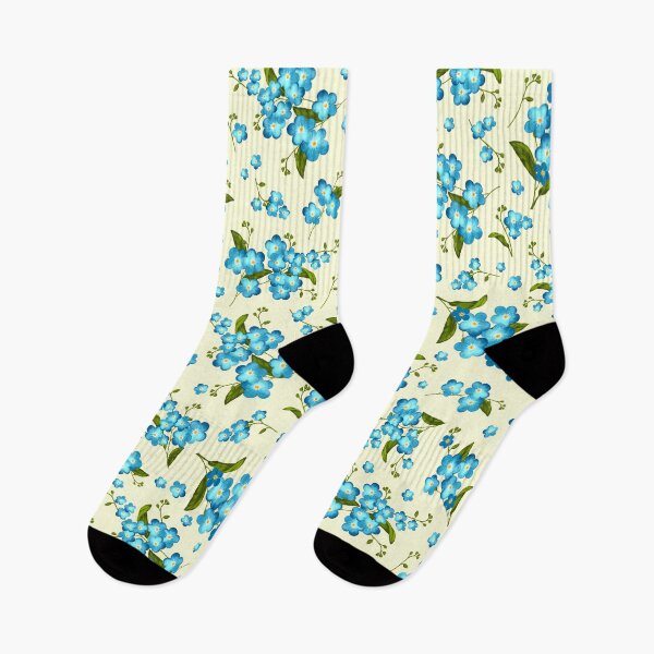 Item preview, Myosótis flowers, Turquoise-green and yellow version designed and sold by Alex  Blud.