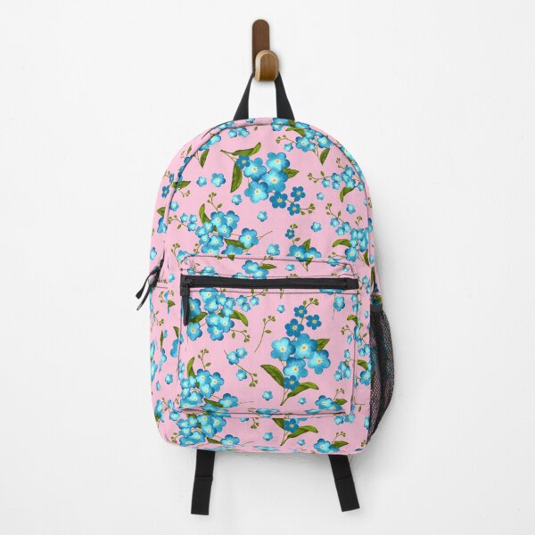 Item preview, Myosótis flowers, Turquoise-green and pink version designed and sold by Alex Blud.