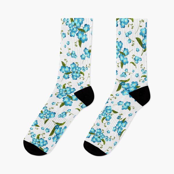 Item preview, Myosótis flowers, Turquoise-green and white version designed and sold by Alex  Blud.