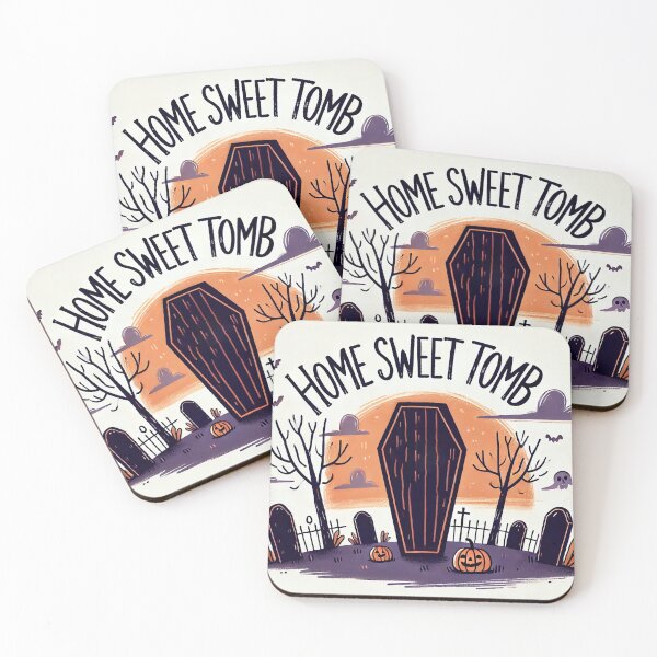 Item preview, Home sweet tomb halloween spooky cute kawaii designed and sold by headlessdreamer.
