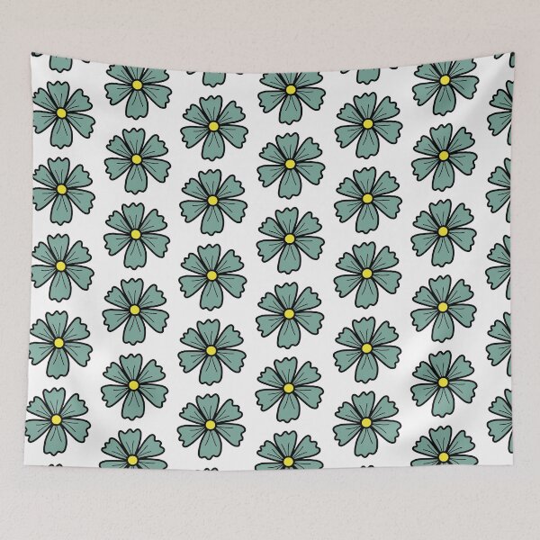 Item preview, Elegant Flower Drawing Light Green and Yellow designed and sold by MrsCreative1.