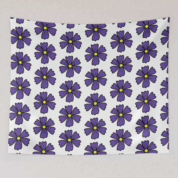 Item preview, Elegant Flower Drawing Purple and Yellow designed and sold by MrsCreative1.