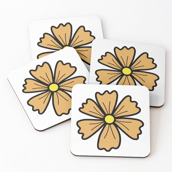 Item preview, Elegant Flower Drawing Orange and Yellow  designed and sold by MrsCreative1.