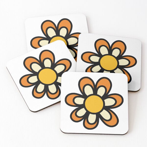 Item preview, Elegant Flower Drawing Orange and Cream designed and sold by MrsCreative1.