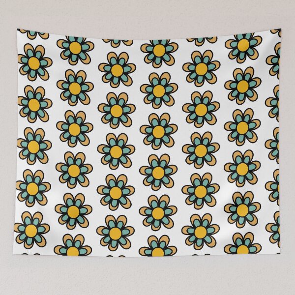 Item preview, Elegant Flower Drawing Dark Green and Orange designed and sold by MrsCreative1.
