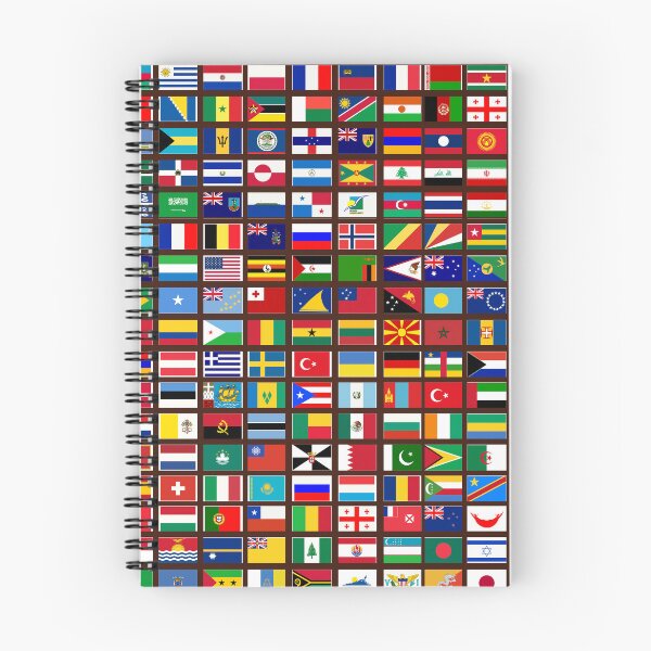 Item preview, Flags of the World All Countries Nations  - Brown designed and sold by Divine Ease.