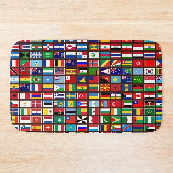 Item preview, Flags of the World All Countries Nations  - Brown designed and sold by Divine Ease.