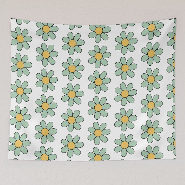 Item preview, Flower Drawing Dark Green designed and sold by MrsCreative1.