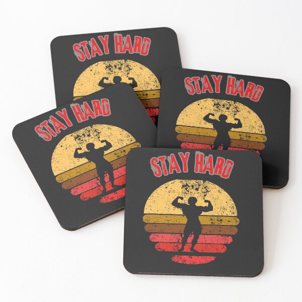 Item preview, STAY HARD RETRO designed and sold by chjola.
