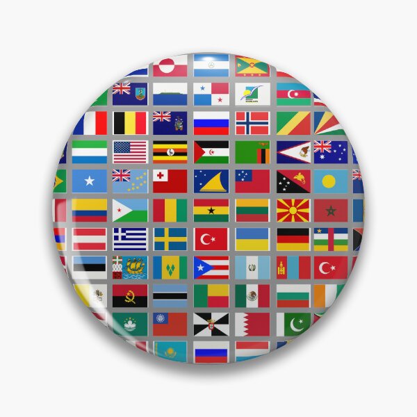 Item preview, Flags of the World All Countries Nations  - Light Gray designed and sold by Divine Ease.