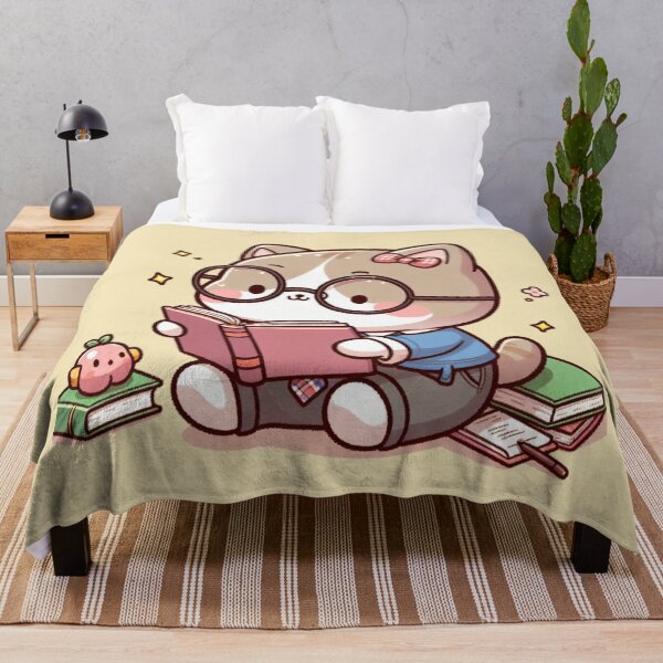Item preview, Cute cat reading a book  designed and sold by Coollzone.