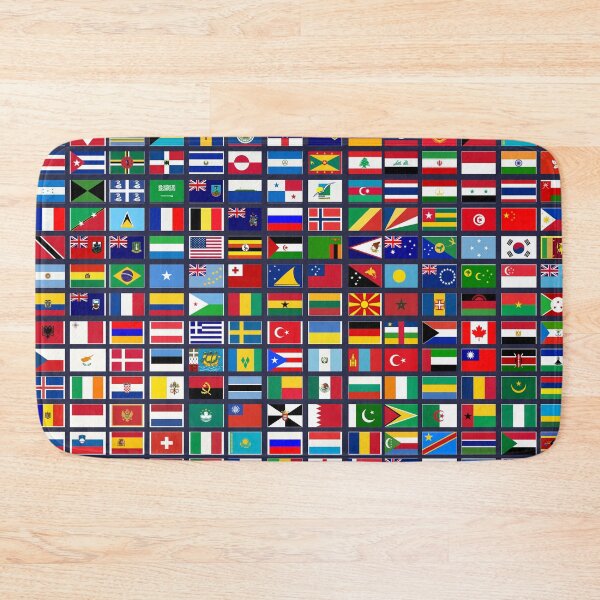 Item preview, Flags of the World All Countries Nations  - Navy designed and sold by Divine Ease.