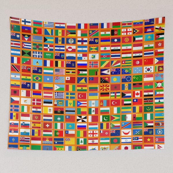 Item preview, Flags of the World All Countries Nations  - Orange designed and sold by Divine Ease.