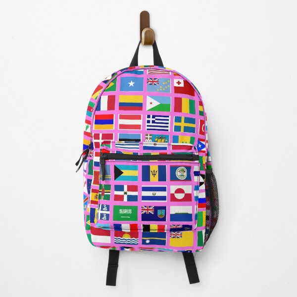 Item preview, Flags of the World All Countries Nations  - Pink designed and sold by Divine Ease.