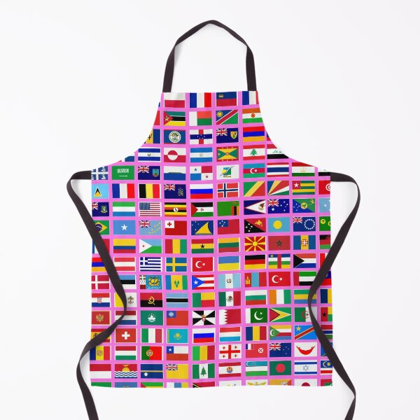 Item preview, Flags of the World All Countries Nations  - Pink designed and sold by Divine Ease.