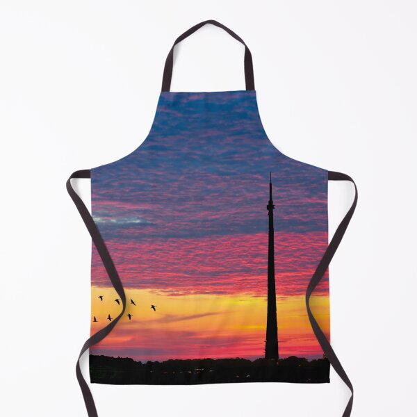 Item preview, Emley Moor Mast Sunset Geese designed and sold by Alisonchambers2.