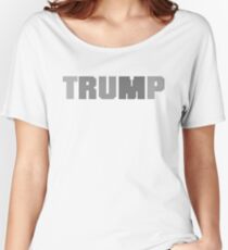 Trump Logo TShirt Women's Relaxed Fit T-Shirt