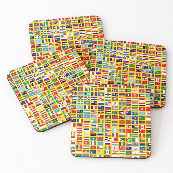 Item preview, Flags of the World All Countries Nations  - Yellow designed and sold by Divine Ease.