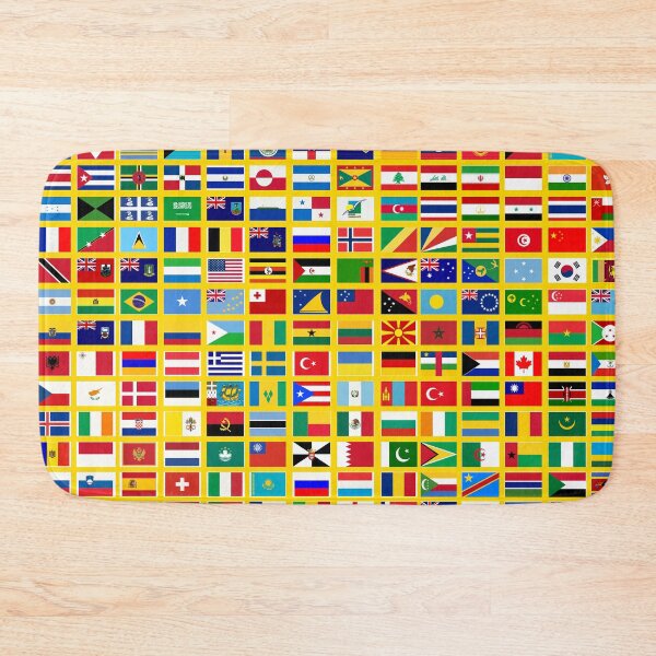 Item preview, Flags of the World All Countries Nations  - Yellow designed and sold by Divine Ease.