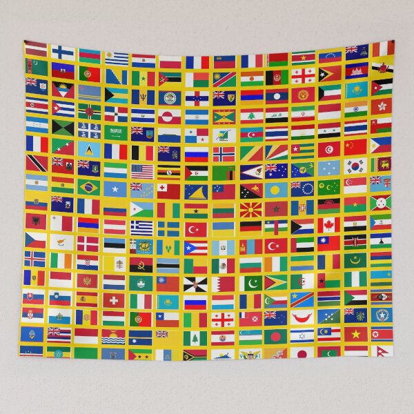 Item preview, Flags of the World All Countries Nations  - Yellow designed and sold by Divine Ease.