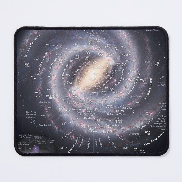 Item preview, **PORTUGUESE** Milky Way Map HD (em português) Galáxia Via Láctea designed and sold by Pablo Carlos Budassi.