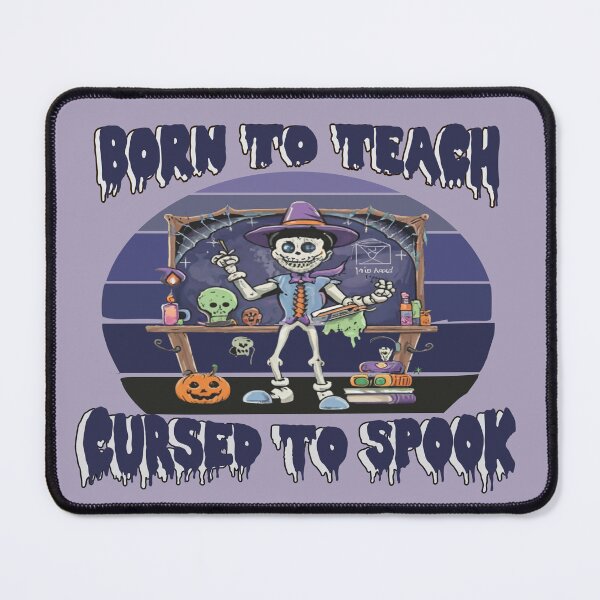 Item preview, Born to Teach, Cursed to Spook- Halloween Teacher designed and sold by Rajasekar.