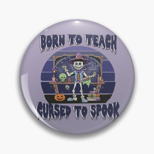 Item preview, Born to Teach, Cursed to Spook- Halloween Teacher designed and sold by Rajasekar.