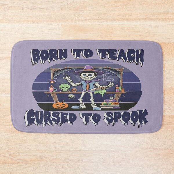 Item preview, Born to Teach, Cursed to Spook- Halloween Teacher designed and sold by Rajasekar.