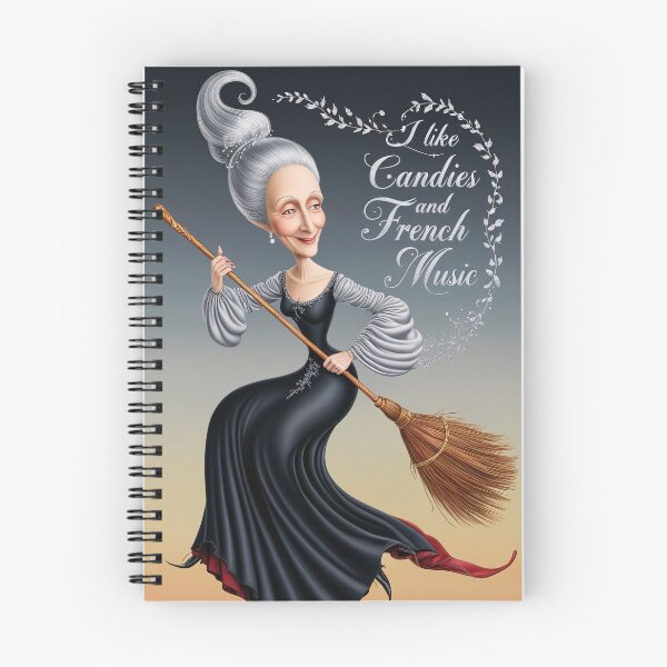 Item preview, Elegant French Witch Halloween Illustration with Charm designed and sold by Khala.
