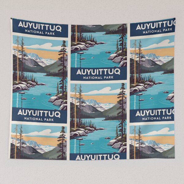Item preview, Auyuittuk National Park Canada Vintage Travel Tourism  designed and sold by TravelersGems.