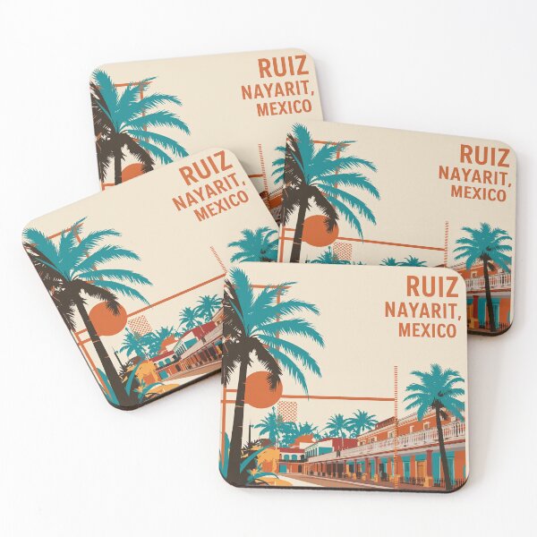 Item preview, Ruiz Nayarit Mexico Vintage Travel Tourism  designed and sold by TravelersGems.