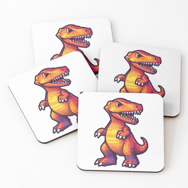 Item preview, Pixelated Dinosaur T-Rex designed and sold by BeUniqueCo.