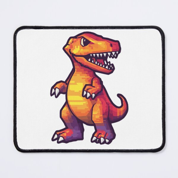 Item preview, Pixelated Dinosaur T-Rex designed and sold by BeUniqueCo.