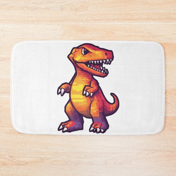 Item preview, Pixelated Dinosaur T-Rex designed and sold by BeUniqueCo.
