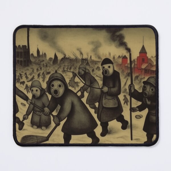 Item preview, Masked March: The Dystopian Snowfall designed and sold by landletsy.