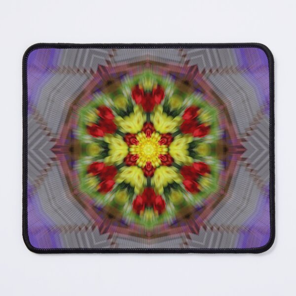 Item preview, Image processing of an arch decorated with lights and flowers creates a blurred image that looks like a swirl. designed and sold by KinImageCraft.
