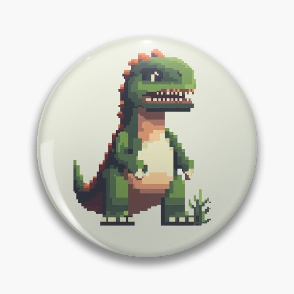 Item preview, Pixel Dinosaur Retro Game Style designed and sold by BeUniqueCo.
