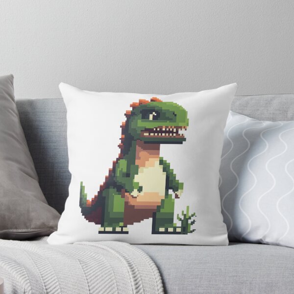 Item preview, Pixel Dinosaur Retro Game Style designed and sold by BeUniqueCo.
