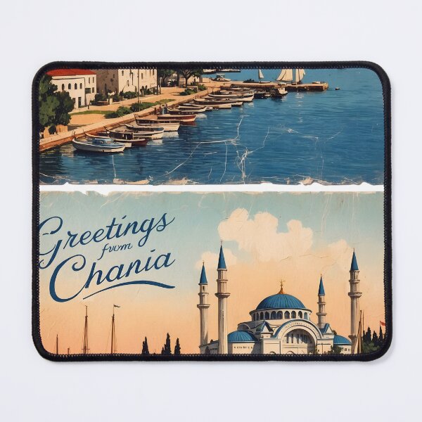 Item preview, Chania Crete Greece Postcard Vintage Retro Travel Vintage designed and sold by TravelPostcardGems.