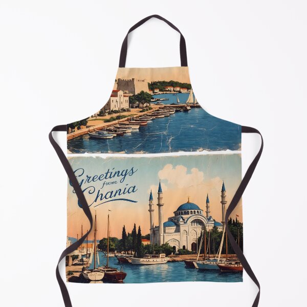 Item preview, Chania Crete Greece Postcard Vintage Retro Travel Vintage designed and sold by TravelPostcardGems.