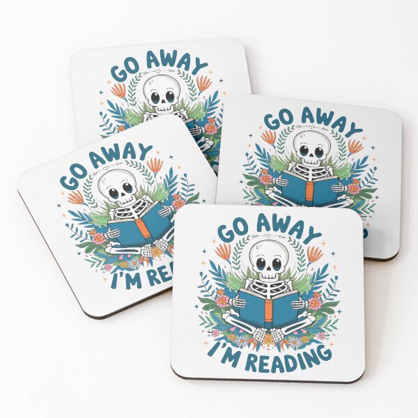 Item preview, Go Away I'm Reading designed and sold by hautehub.