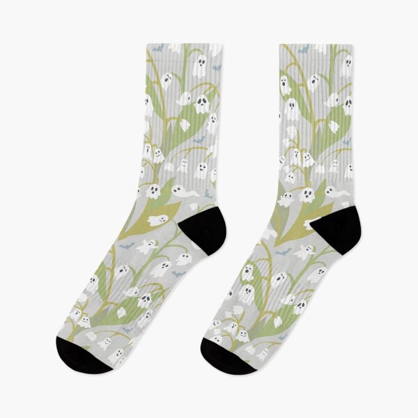 Item preview, Halloween Ghosts of the Valley Flowers designed and sold by VintageStyle.
