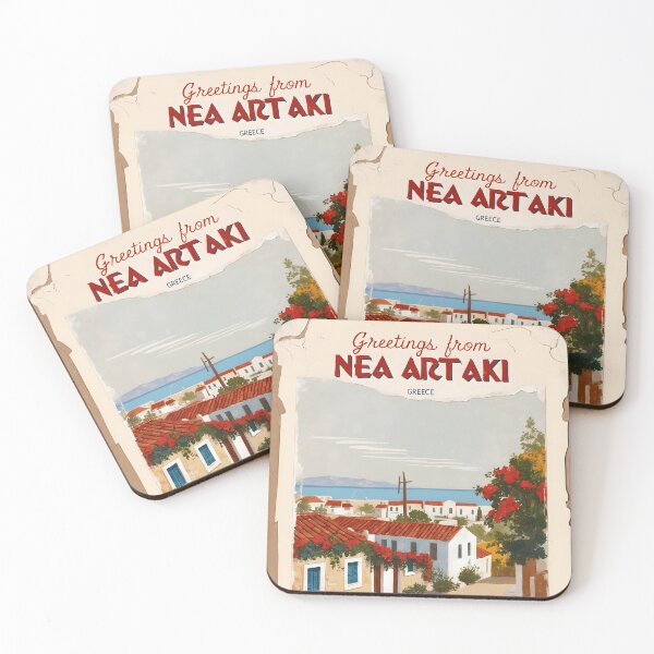 Item preview, Nea Artaki Central Greece Postcard Vintage Retro Travel Vintage designed and sold by TravelPostcardGems.