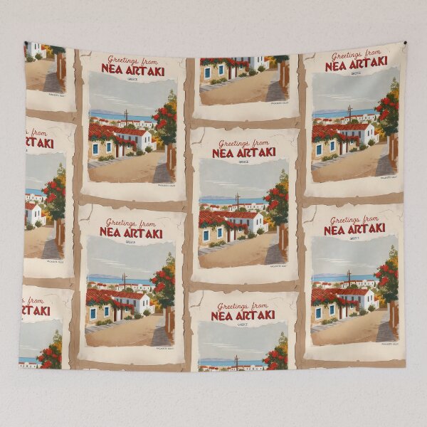 Item preview, Nea Artaki Central Greece Postcard Vintage Retro Travel Vintage designed and sold by TravelPostcardGems.